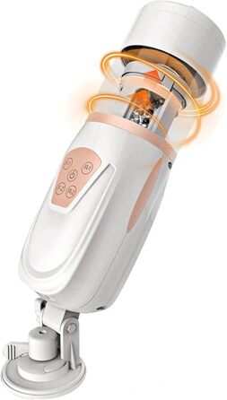 Мастурбатор з телескопічною функцією, 10 швидкостей, 3D силікон - сексуальна іграшка для дорослих