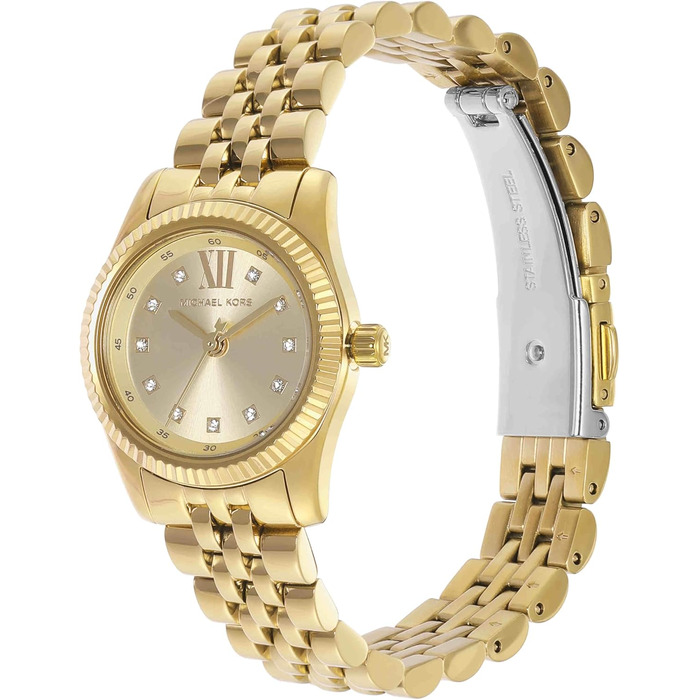 Жіночий годинник Michael Kors Lexington, 26мм, кварцовий механізм, сталевий браслет золотистого кольору