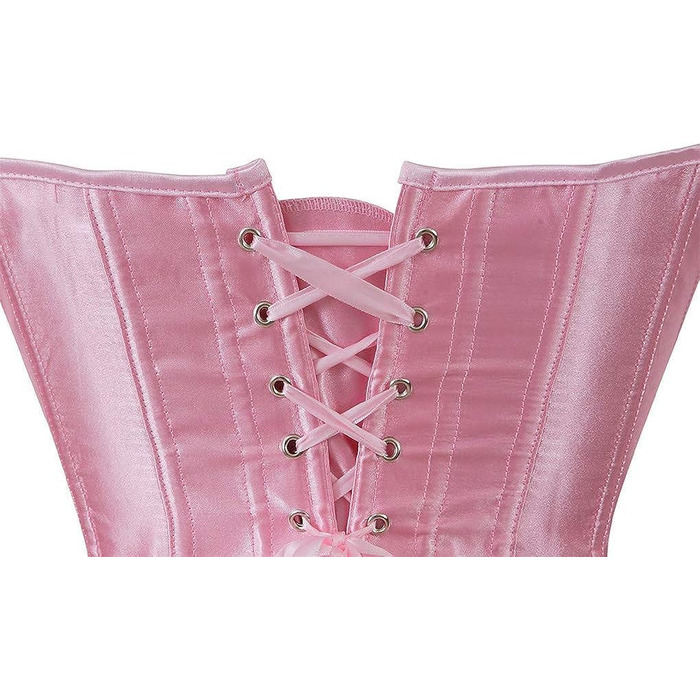 Корсет Daen Korsett великого розміру, сексуальний корсет, топ, спідня білизна (S, Рожевий)