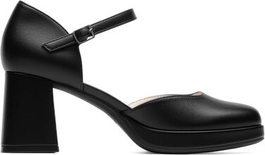 Жіночі туфлі Mary Jane Dream Pairs на масивній платформі, чорні, екошкіра (PU), розмір 39 EU