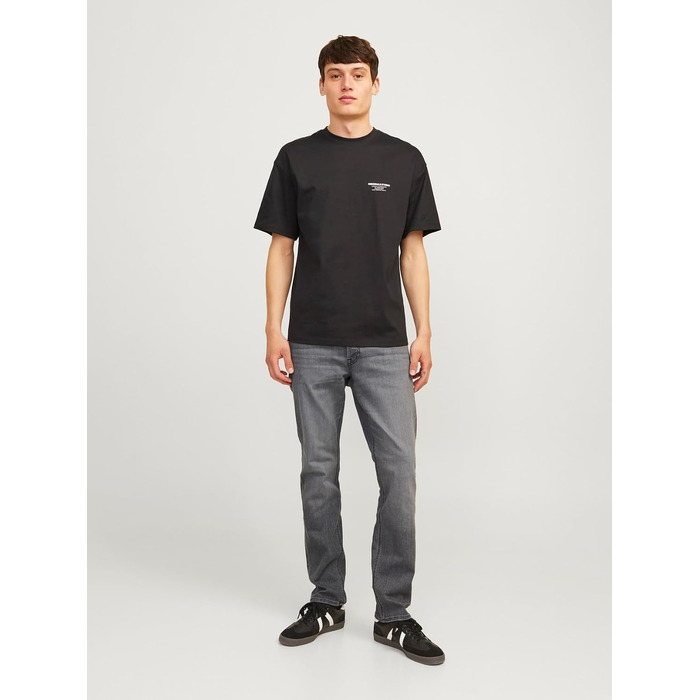 Чоловічі джинси Jack & Jones Slim Fit JJIGLENN сірого кольору (29W / 32L)