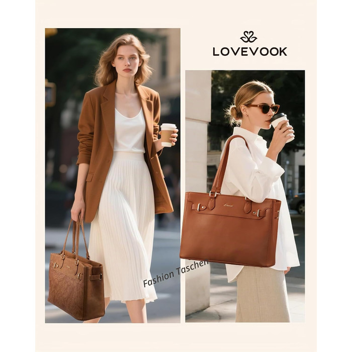 Жіноча сумка-шопер LOVEVOOK для ноутбука 15.6