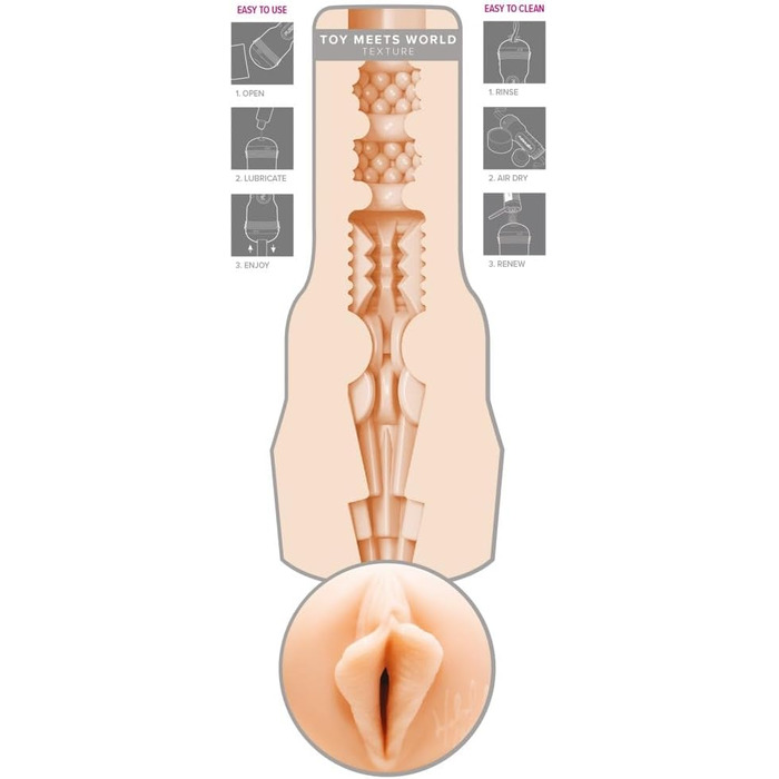 Fleshlight Tori Black Torrid - Реалістичний мастурбатор SuperSkin (Maitland Ward Lady)