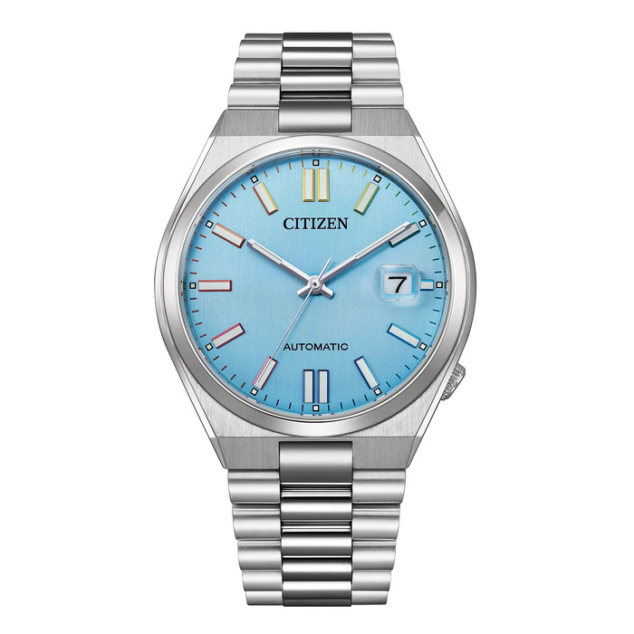 Чоловічий автоматичний годинник Citizen Tsuyosa Analog (Колір: Небесно-блакитний)