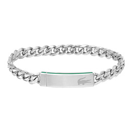 Чоловічий браслет Lacoste Baseline з ланцюжком, сріблястий