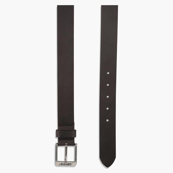 Чоловічий шкіряний ремінь Levi's Free Regular Black, 120 см