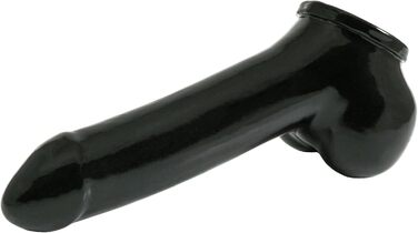 Провізорний рукав для пеніса Toylie Latex L - 14,5 см, чорний, Made in Germany