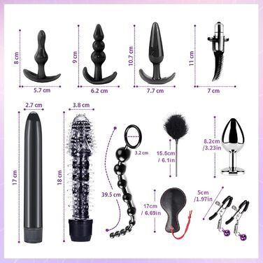 Набір для БДСМ з шкіри: фетіш, сексуальне рабство, іграшки для дорослих, 39 шт. (чорний)