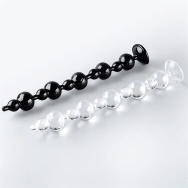 Анальний масажер з намистин для стимуляції простати, анальний дільдатор, Butt Plug, SM іграшки для дорослих (прозорий)