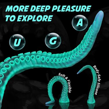 Анальний дилдо з силікону 'Nothosaur' з присосками, для жінок та чоловіків, фентезійний дизайн, (M, Summon)