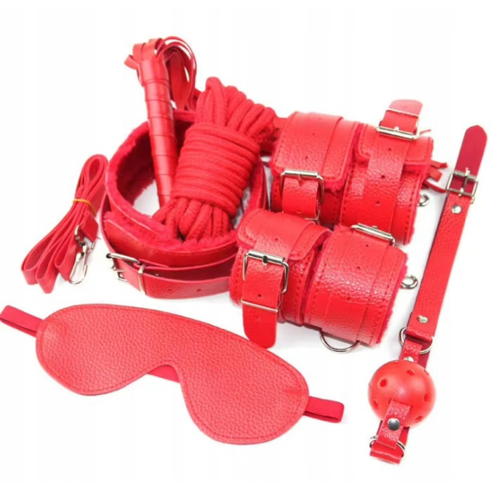 BDSM-набір UniGirl, червоний, 14 предметів
