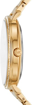 Жіночий годинник Michael Kors Pyper кварцовий, сталевий браслет, чорний з золотим кольором