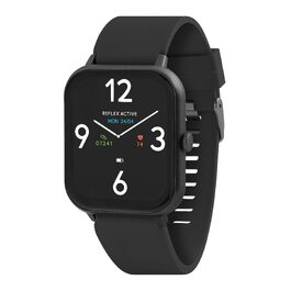 Смарт-годинник Reflex Active Series 17, дисплей 4,6 см, захист IP67, чорний ремінець