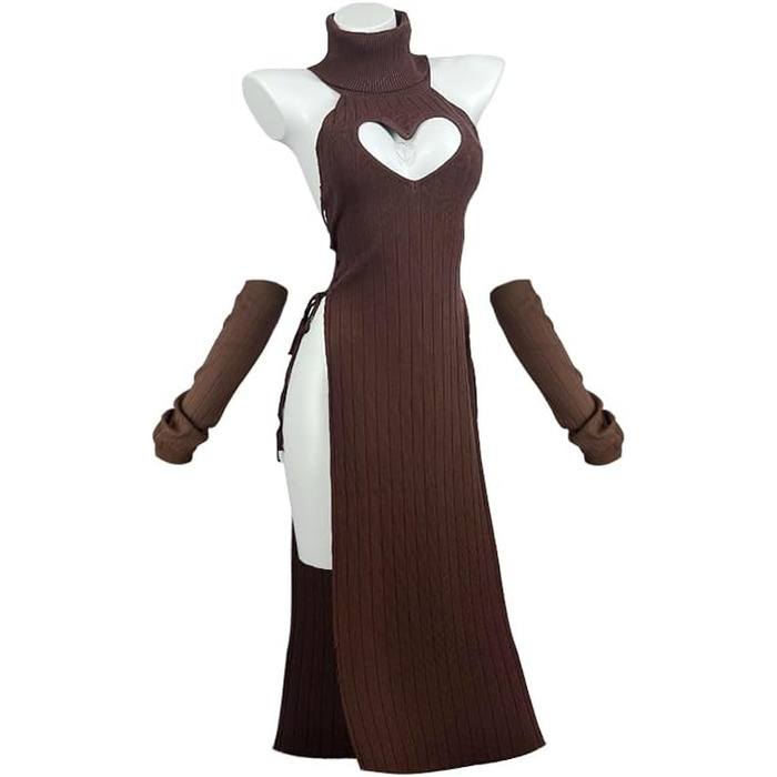 Костюм Чонгсам KORURACLUB Love: Преміум якість, Cosplay, білий/чорний, для дорослих (L-XL)