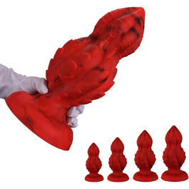 Анальний плагін Axcroo з м'якого силікону - масажер простати та G-точки, великий анальний дилататор для жінок та чоловіків (XL)