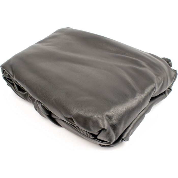 Комбінезон чоловічий з штучної шкіри Rubberfashion - чорний, з відкритим промером, блискучий, цілісний, довгий