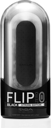 TENGA Flip Zero - багаторазова масажна іграшка для чоловіків, чорний (Strong)