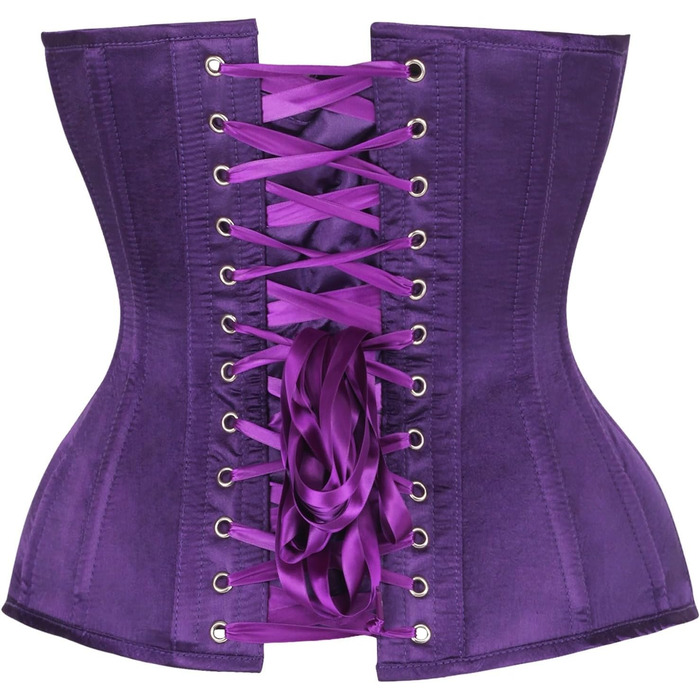 Корсет Daisy Corsets з м'якими ребрами, сукня-корсет, сукня-топ, сукня з декольте, сукня Overbust, кольору слива (Pflaume)