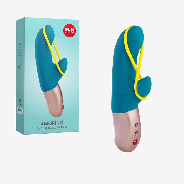 Вібратор для жінок AMORINO Petrol – міні вібратор для клітора та G-точки з 6 рівнями вібрації, Petrol, одиночний