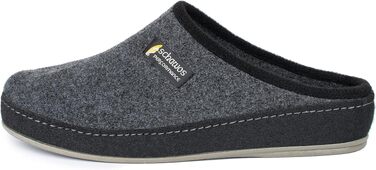 Чоловічі фетрові капці SCHAWOS 6030, дихаючі круглорічні домашні капці з протиковзаючою підошвою та анатомічною устілкою, сірі, розмір 40 EU