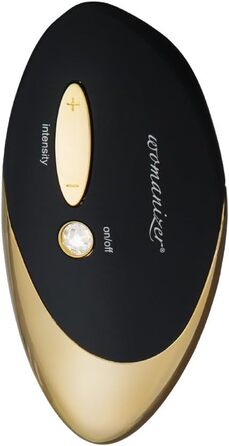 Womanizer PRO W500 - вібратор для стимуляції клітора, GOLD EDITION, чорний та золотий, 12 інтенсивностей, водонепроникний