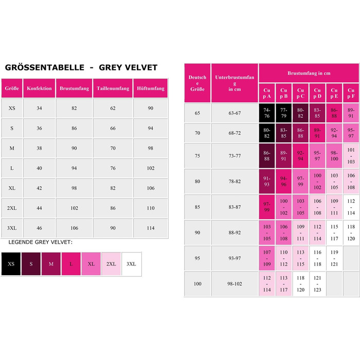 Костюм-корсет жіночий Grey Velvet, 3-частини, розмір M