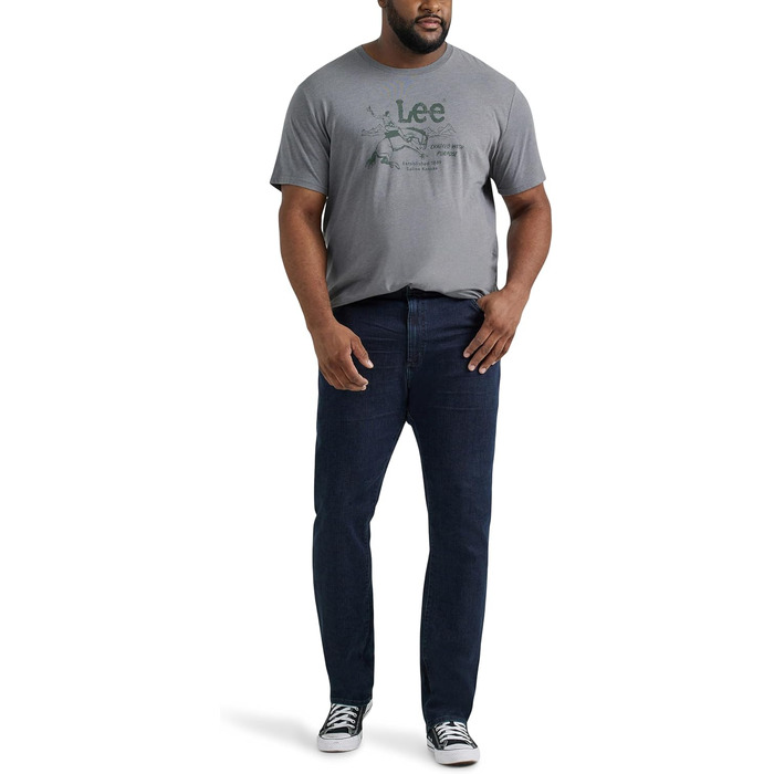 Чоловічі джинси LEE Relaxed Tapered Fit Extreme Motion, колір Zander (Wipeout), розмір 38W/32L