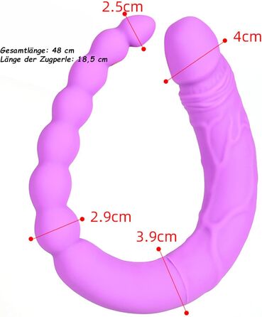 Анальний дildo Hrekssi 48 см: супер довгий анальний дildo для чоловіків та жінок, мастурбація, секс-іграшки