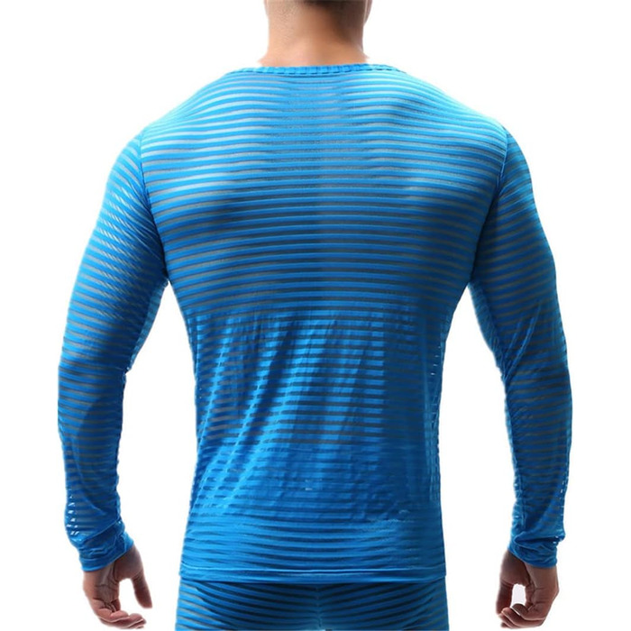 Чоловічі майки-сітки Bollrllr з смужками, прозорі, сексуальні, для фітнесу, майки-топи