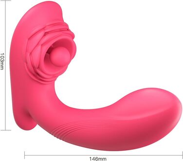 Вібратор для жінок з дистанційним керуванням та 10 режимами вібрації - Інтимна іграшка для дорослих