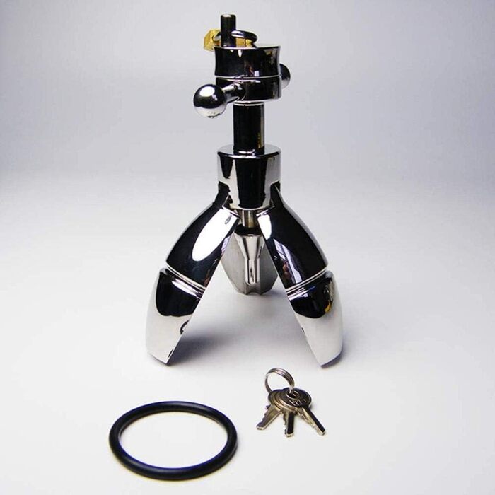 Анальний дилататор з нержавіючої сталі XXL для жінок та чоловіків - Keuschheitsgürtel, Buttplug, Asslock