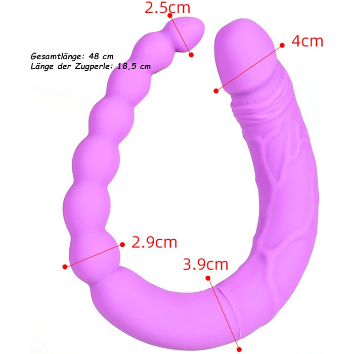 Анальний дildo Hrekssi 48 см: супер довгий анальний дildo для чоловіків та жінок, мастурбація, секс-іграшки