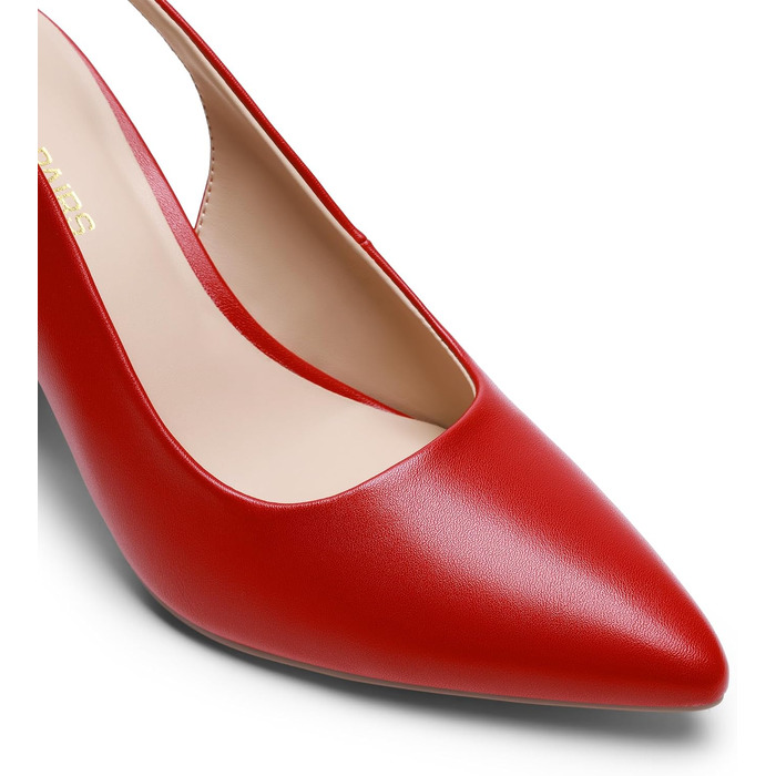 Жіночі туфлі-човники Dream Pairs з відкритим каблуком (Slingback), червоні, розмір 40.5 EU