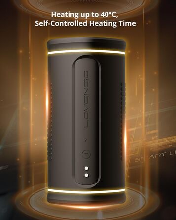 LOVENSE Calor Bluetooth - чоловічий мастурбатор з глибоким керуванням, автоматична вібрація, підігрів, секс-іграшка для чоловіків