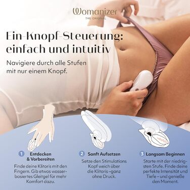 Womanizer Starlet - вібратор для жінок з 4 рівнями інтенсивності | Безшумний, водонепроникний, акумуляторний | Білий