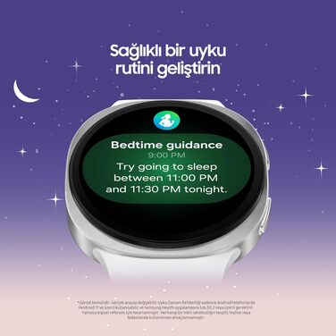 Смарт-годинник Samsung Galaxy Watch 8 Bluetooth, 44 мм, сріблястий
