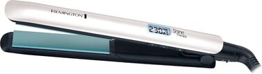 Випрямляч для волосся Remington Shine Therapy S8550 з керамічним покриттям, аргановою олією та вітаміном E, LCD-дисплей, 150-230°C