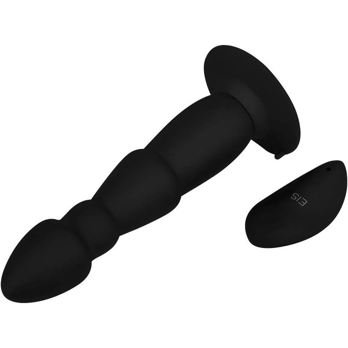 Анальний вібратор з пультом дистанційного керування | Водостійкий (IPX7) аналплаг для чоловіків та жінок | Гнучке секс-іграшка | 10 режимів вібрації | Анальний плаг з силікону | 20 см