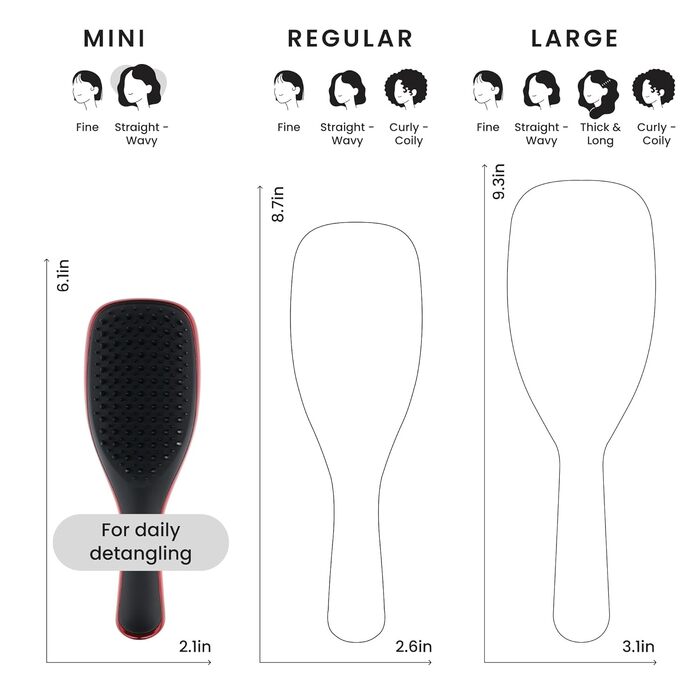 Дитяча щітка для волосся Tangle Teezer Ultimate Detangler Mini The Devil Wears Prada, дорожній розмір
