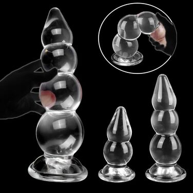 Анальний дилатёр Jixaxe: великий анальний плагін з присоскою для жінок та чоловіків