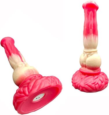 Вібратор реалістичної собаки, анальний дildo з 10 режимами вібрації, для чоловіків та жінок