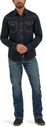 Чоловічі джинси Wrangler Layton Wlt77lyt, сині, розмір 32W / 32L