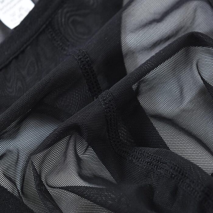 Чоловічі труси-сліпи BIATWOWR, труси-танга, прозорі, сексуальні, чорні, розмір L