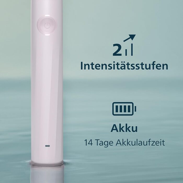 Електрична звукова зубна щітка Philips Sonicare Series 2100 HX4021/01, 2 рівні інтенсивності, EasyStart, SmarTimer, біла