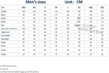 Чоловічі латексні лосини DDINGHOONQPODFR, облягаючі, з кільцями, персоналізовані, розмір XS-4XL, чорний XXL