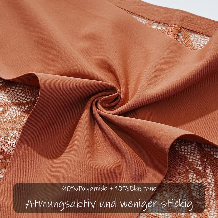 Набір трусів FINETOO Seamess Sips: 6 шт. мереживних гіпстерів для жінок, сексуальний V-подібний крій, S-X