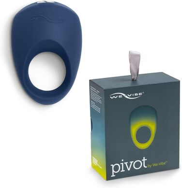 We-Vibe Pivot - вібруючий кільцевий масажер для чоловіків з силікону, Bluetooth, водонепроникний, блакитний