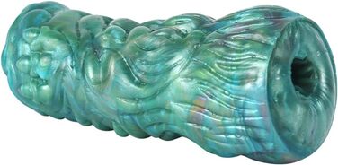 Іграшка для чоловіків Jixaxe Alien Monster - реалістична мастубаційна іграшка з вагінальним та анальним отвором, компактна, 3D, для соло