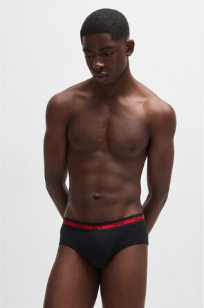 Труси чоловічі HUGO (XXL, 3 шт.) з логотипом Triplet Planet, бавовна, стрейч