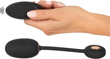 Вібратор для вагіни Intense Rabbit Schwarz, 4,3 см (Яйце-вібратор)